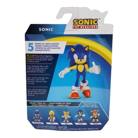 Sonic The Hedgehog SONIC 2.5" Action Figure Jakks Pacific Brand New Sealed - Picture 4 of 15